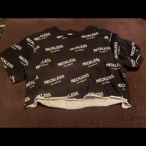 Y & R brand new crop top